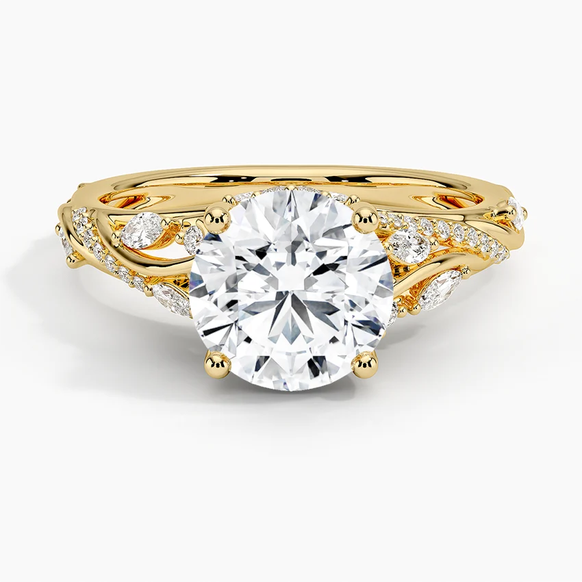 Begonia Vine Diamond Ring