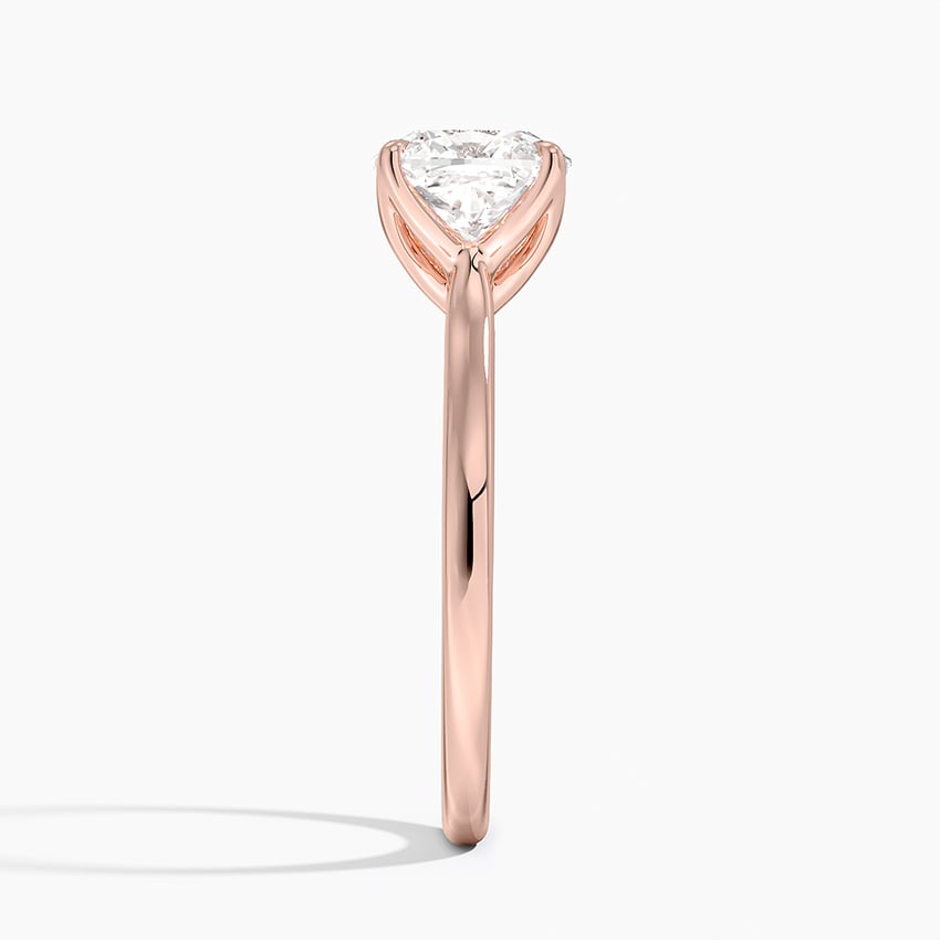 Elodie Cathedral Solitaire Ring in Platinum
