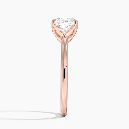Elodie Cathedral Solitaire Ring in Platinum
