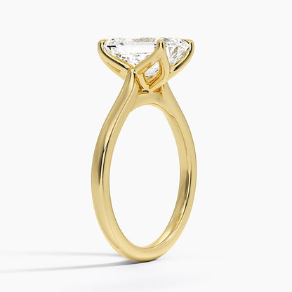 Elodie Cathedral Solitaire Ring in Platinum
