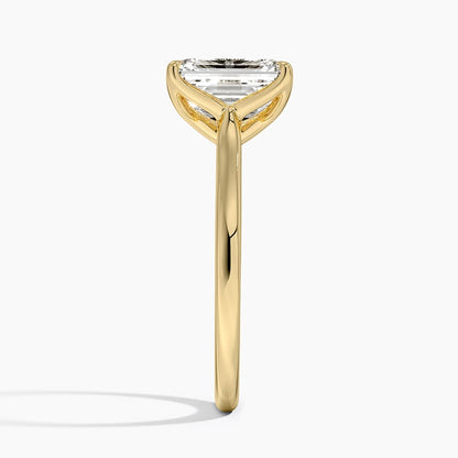 Elodie Cathedral Solitaire Ring in Platinum