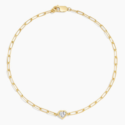 7 in. Diamond Paperclip Chain Bracelet (15_ct._tw.)
