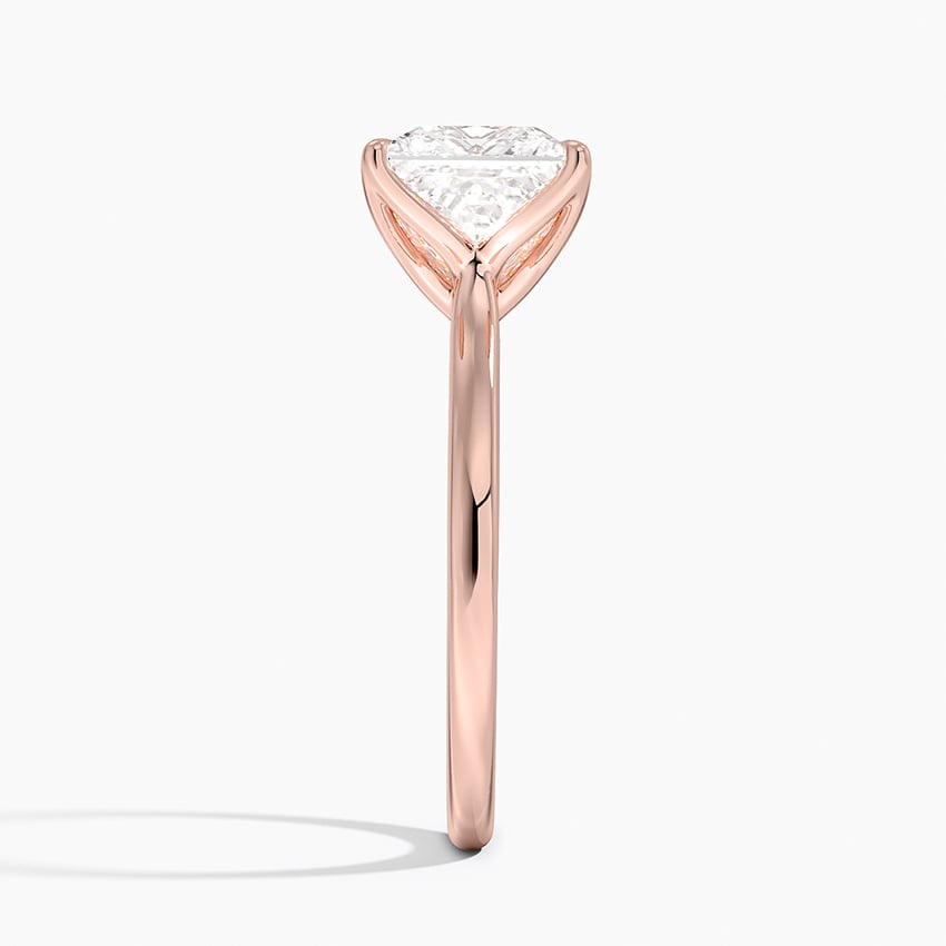 Elodie Cathedral Solitaire Ring in Platinum