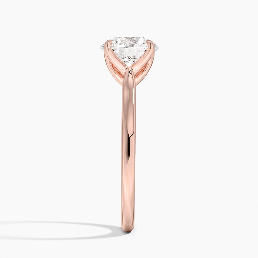 Elodie Cathedral Solitaire Ring in Platinum