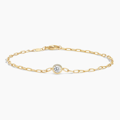 7 in. Diamond Paperclip Chain Bracelet (15_ct._tw.)