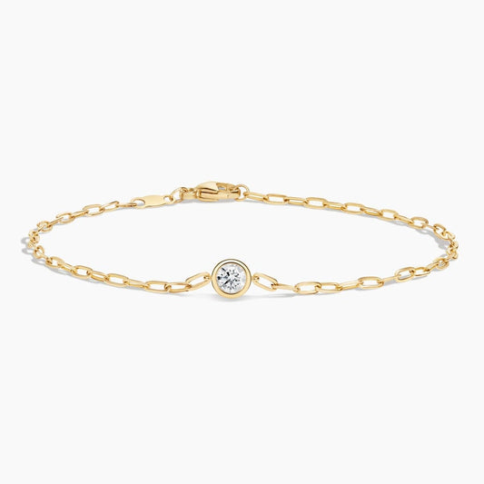 7 in. Diamond Paperclip Chain Bracelet (15_ct._tw.)