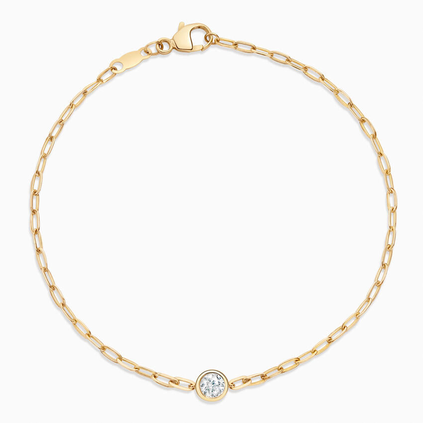 7 in. Diamond Paperclip Chain Bracelet (15_ct._tw.)