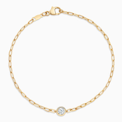 7 in. Diamond Paperclip Chain Bracelet (15_ct._tw.)