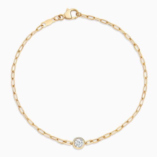 7 in. Diamond Paperclip Chain Bracelet (15_ct._tw.)
