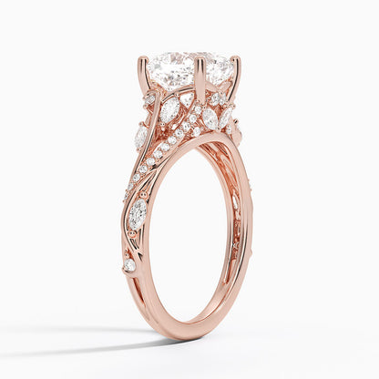 Begonia Vine Diamond Ring
