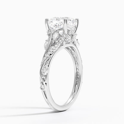 Begonia Vine Diamond Ring