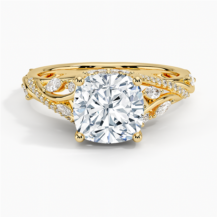 Begonia Vine Diamond Ring