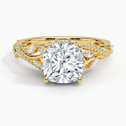 Begonia Vine Diamond Ring