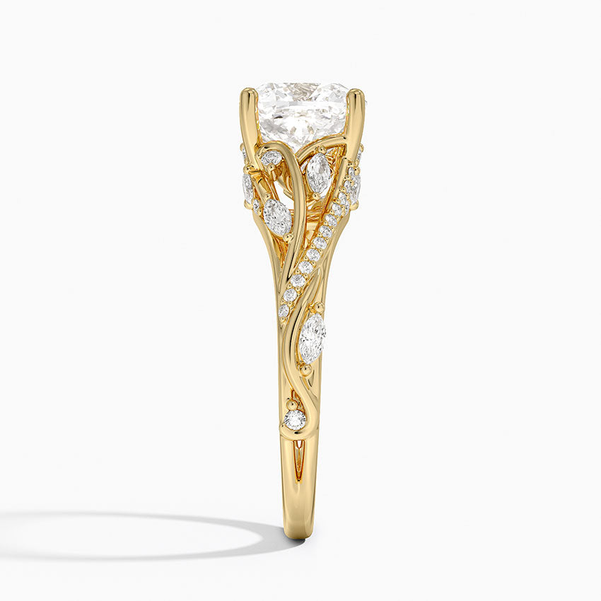 Begonia Vine Diamond Ring