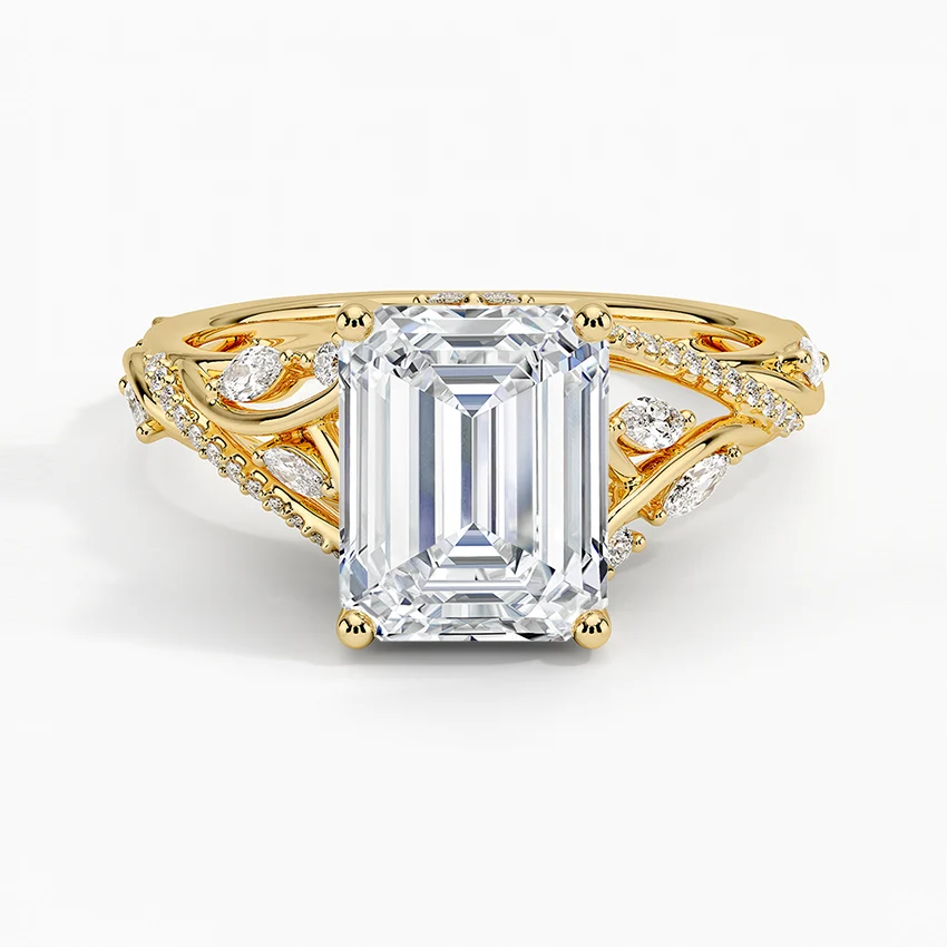 Begonia Vine Diamond Ring