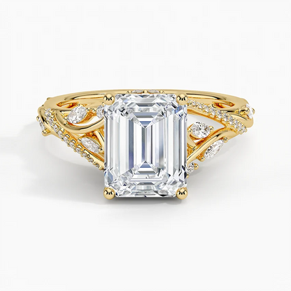 Begonia Vine Diamond Ring
