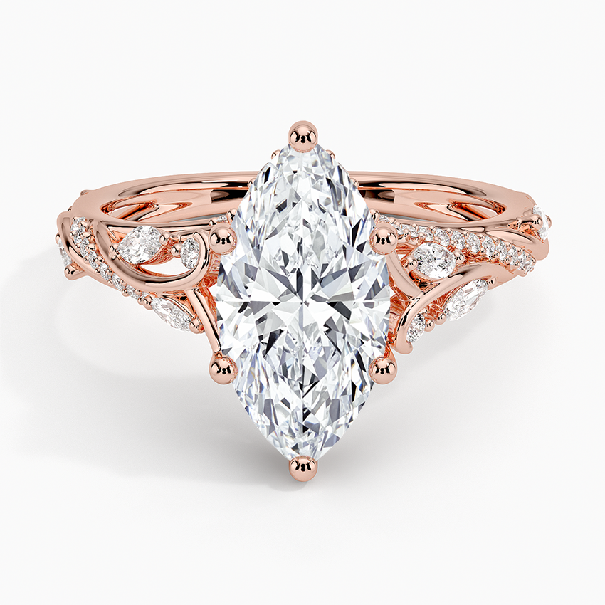 Begonia Vine Diamond Ring