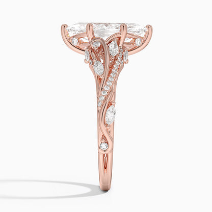 Begonia Vine Diamond Ring