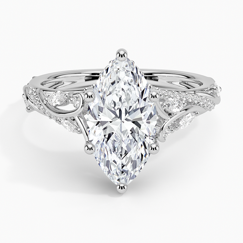 Begonia Vine Diamond Ring