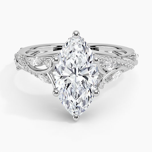 Begonia Vine Diamond Ring