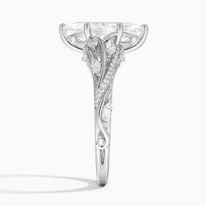 Begonia Vine Diamond Ring