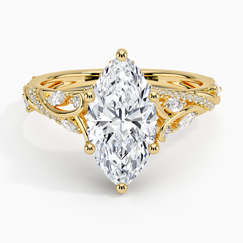 Begonia Vine Diamond Ring