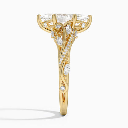 Begonia Vine Diamond Ring