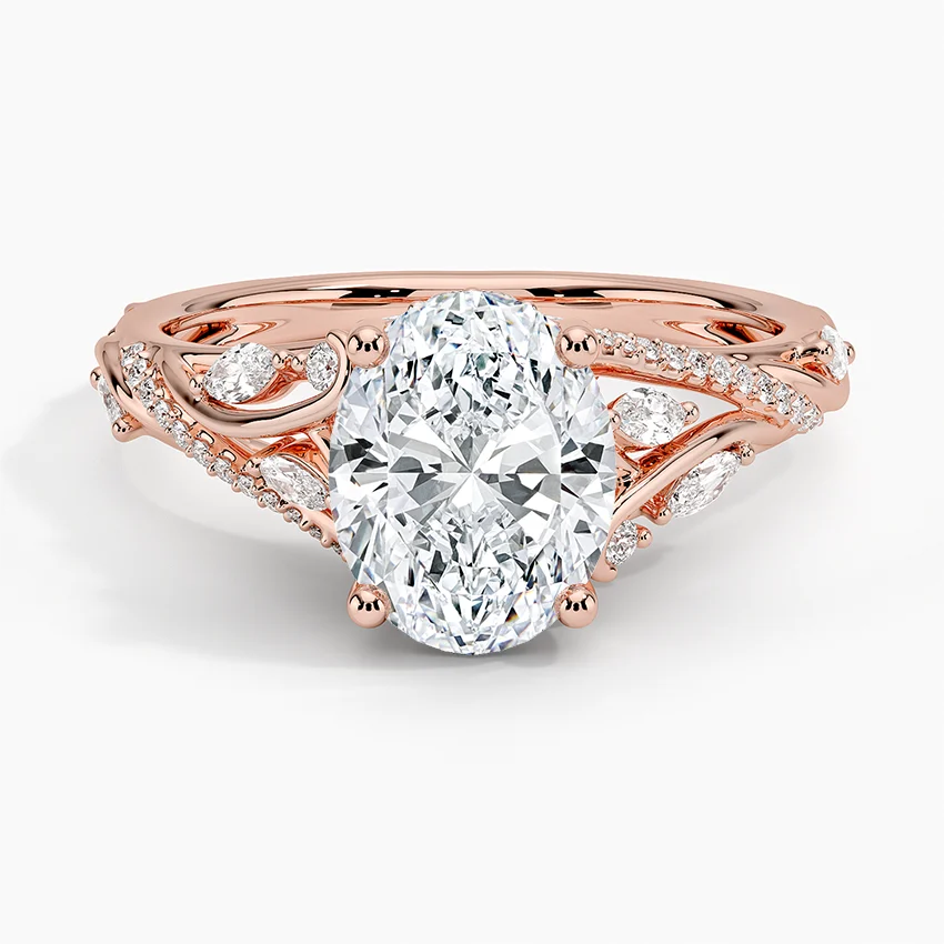 Begonia Vine Diamond Ring