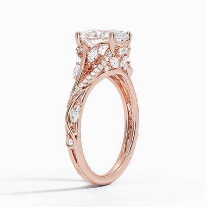 Begonia Vine Diamond Ring
