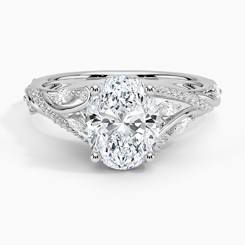 Begonia Vine Diamond Ring