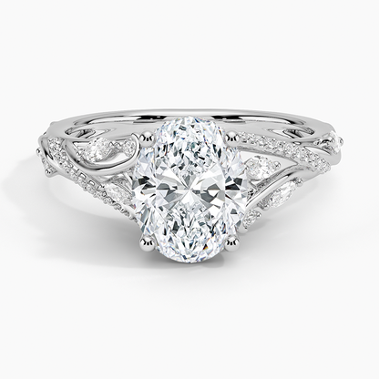 Begonia Vine Diamond Ring