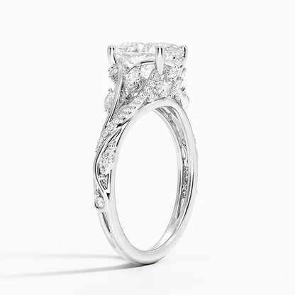 Begonia Vine Diamond Ring