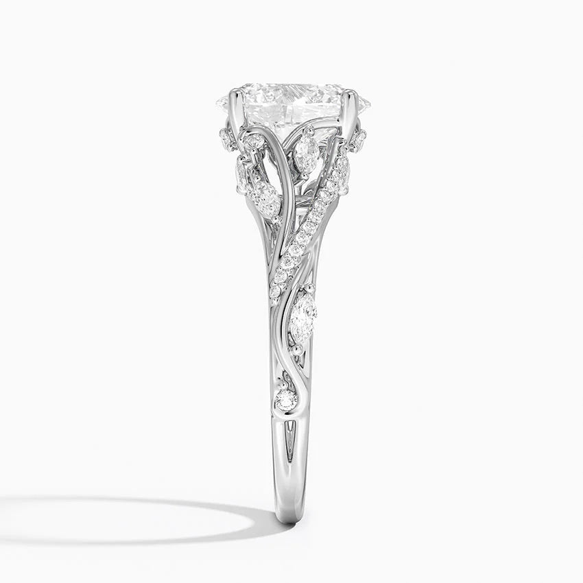 Begonia Vine Diamond Ring