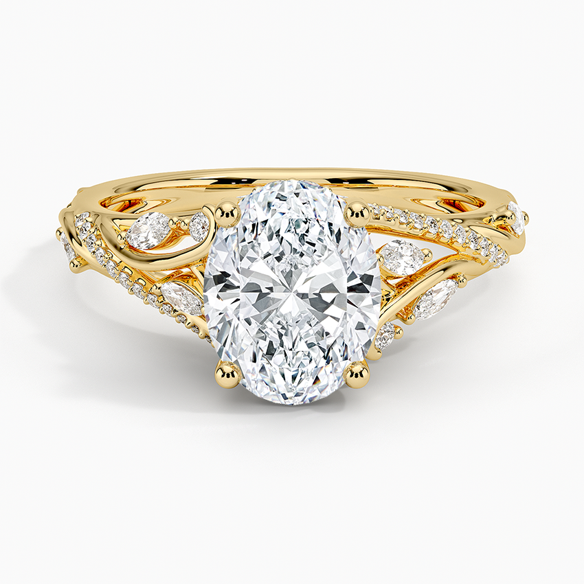 Begonia Vine Diamond Ring