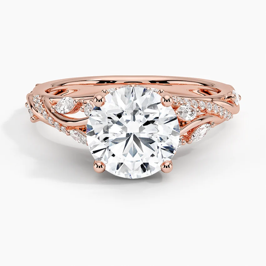 Begonia Vine Diamond Ring