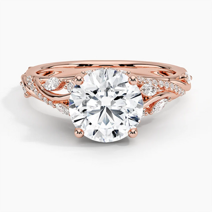 Begonia Vine Diamond Ring