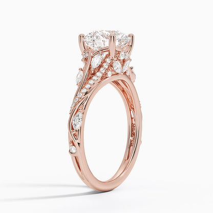 Begonia Vine Diamond Ring