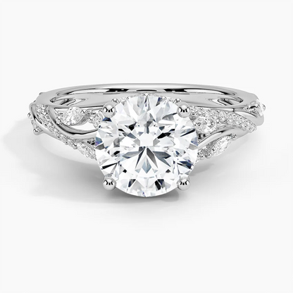 Begonia Vine Diamond Ring